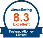 Avvo Rating, 8.3 Excellent, Featured Attorney Divorce